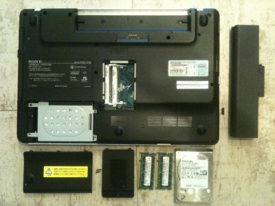 VAIO 修理 横浜市 横須賀市 ハードディスク 交換 HDD PC サポート 出張