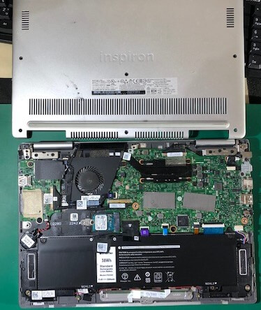 DELL ファン 異音 Inspiron 交換 パソコン 修理 横浜 PC 出張修理 キーボード 交換修理 画面修理 初期設定 安い 格安