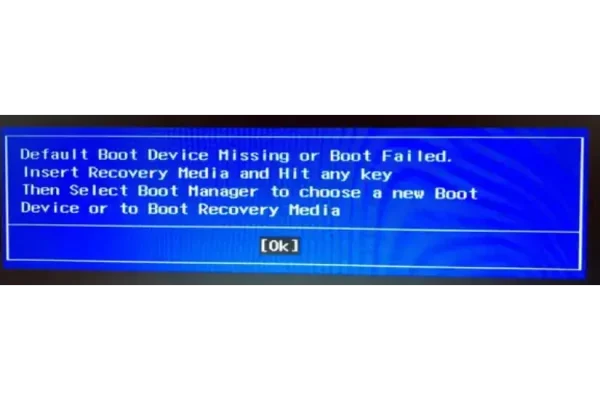 Boot failed