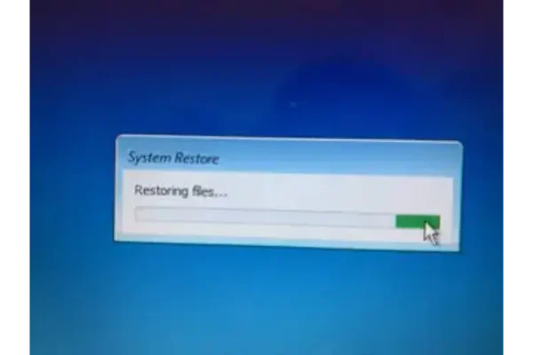 restoring システムの復元